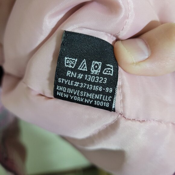 Calvin Klein Jeans Pink Plaid Flannel Kid's Toddler Jacket, Size 3T - Picture 5 of 7